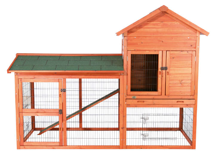 TRIXIE Natura Kleintierstall mit Freilaufgehege